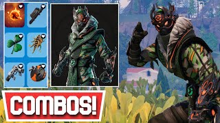 NEW STYLE BEST SNOWFOOT SKIN COMBOS CAMO EXILE STYLE  Fortnite [upl. by Negriv]