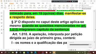 APELAÇÃO Processo Civil Concurso Escrevente Técnico Judiciário capital e interior 2024 [upl. by Haile]