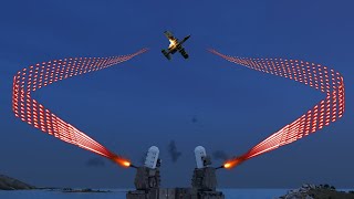 A10C Thunderbolt II vs CRAM Phalanx CIWS in Action  Military Simulation  Arma 3 [upl. by Bathilda]