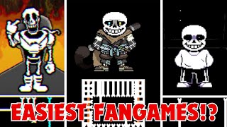 I Played 3 EASY Undertale Fangames [upl. by Camden]