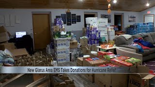 New Glarus Area EMS takes donations for hurricane relief [upl. by Davie]