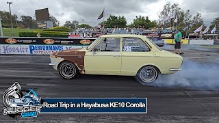 Road Trip Drag Challenge in the Hayabusa Turbo powered KE10 Corolla [upl. by Romie]