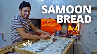 Baking Samoon  Traditional BreadMaking in Karbala Iraq  Samoon Bread recipe  صمون العراقي [upl. by Ainirtak914]