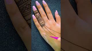 Bracelet Mehndi Design  Easy Mehndi Design  Creative Heart Shorts [upl. by Ayikur]