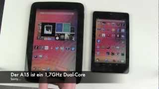 Google Nexus 10 vs Nexus 7  Leistung und Erfahrungen [upl. by Calan]