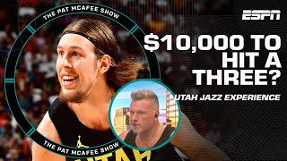 Pat offered 10000 if Kelly Olynyk would HIT A THREE 🤣  Pat McAfee Show [upl. by Bakeman207]