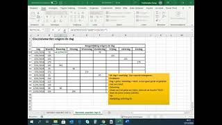 MS Excel in de praktijk Oefening 68 [upl. by Llevram]