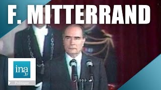 Céremonie dinvestiture de François Mitterrand en 1981  Archive INA [upl. by Lasser783]