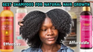 BEST SHAMPOOS FOR NATURAL HAIR GROWTH  affordable and effective [upl. by Roderich]