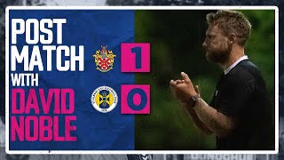 POST MATCH  David Noble  Hornchurch vs St Albans City  19th August 2024 [upl. by Barnett]