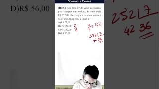 Questão IBFC frações concursos enem matemática raciociniologico [upl. by Llenaej]