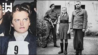 Execution of Irma Grese who had her head pushed into toilet by inmates she whipped at Auschwitz [upl. by Noned]