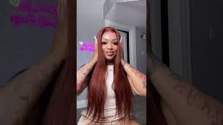 POVAre you ready for Fall Must Have Reddish Brown UNICE Yaki Wig uniceamazon [upl. by Eciryt]