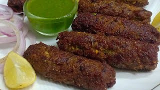 Lucknow Famous Kakori Seekh Kabab  Seekh Kabab recipe  Eid Ul adha Special Recipes [upl. by Suoivatnod]