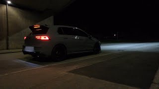 2022 VW Golf GTI Clubsport Edition 45  Akrapovic Sound cold start tunnel sound driveby [upl. by Lynda]