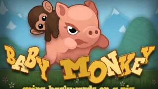 Baby Monkey Going Backwards On A Pig  the iPhone game [upl. by Phippen]