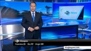 STV News at Six rebrand Glasgow amp West region titles Monday 2nd June 2014 [upl. by Assirehc]