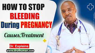 HOW TO STOP BLEEDING DURING PREGNANCY How to Treat Or Prevent Bleeding During Pregnancy WHY BLEED [upl. by Ayyn842]