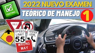 2023 NUEVO EXAMEN TEORICO DE CONDUCIR EN ESPAÑOLEXAMEN ESCRITO1LICENCIA DE MANEJO EN USA [upl. by Dnaletak850]