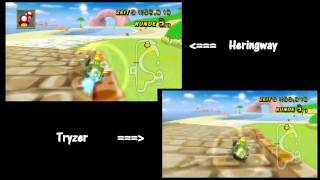 Lets Battle Hering vs Try Teil 6  Mario Kart Wii [upl. by Akselav]