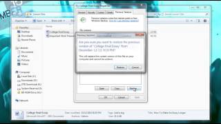 How to Recover a Deleted File or Restore a File that was Overwritten [upl. by Manvel]