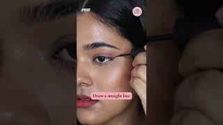 How to Apply Winged Eyeliner  Easy Eyeliner Tutorial  Eye Makeup 2023  Nykaa shorts [upl. by Doralyn170]