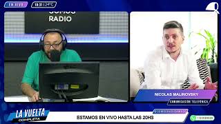 ENTREVISTA A NICOLAS MALINOVSKY  LA VUELTA COMPLETA [upl. by Elayne207]