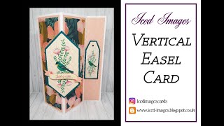 Vertical Easel Card tutorial [upl. by Elatsyrk]