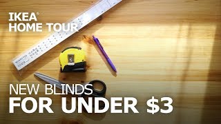 DIY IKEA SCHOTTIS Blinds Installation  IKEA Home Tour [upl. by Rew]