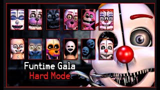 FNaF SL CN Mod  Funtime Gala Hard Mode Completed [upl. by Aliuqaj]