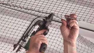 How to Install Heavy Duty Bird Netting A StepbyStep Tutorial Professional Bird Net Installation [upl. by Even]