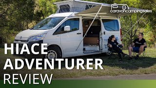 Frontline HiAce Adventurer 2022 Review  caravancampingsales [upl. by Troc860]