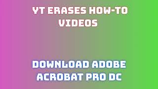 Quick Adobe Acrobat PRO DC Installation Guide [upl. by Hartley177]