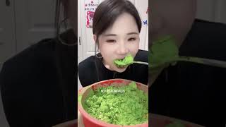 Heavy matcha powdered ice mukbang 🍵 buzyemevideoları matchaiceeating [upl. by Darrill315]