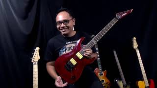 Dimarzio Titan sound test with Artrock RMA300Q FR [upl. by Ihpen]