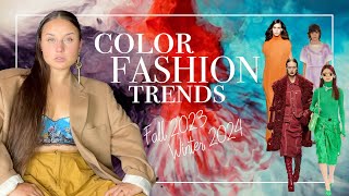 Color Fashion Trends Fall 2023 Winter 2024 Runway Highlights and Styling Ideas [upl. by Bello819]