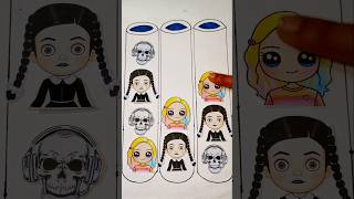 Wednesday Addams Enid Sinclair puzzle shorts viralvideo wednesday youtubeshorts wednesdayadam [upl. by Elleira]