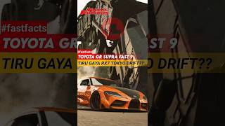 TOYOTA GR SUPRA HAN TIRU GAYA MAZDA RX7 TOKYO DRIFT supra toyota shorts [upl. by Eirrehs935]