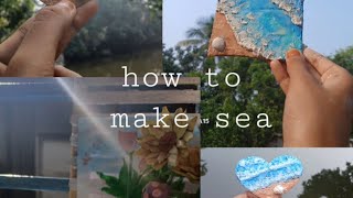 how to make sea 🌊 crafts artist Nazmin✨️☺️ [upl. by Initof]