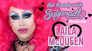 GET READY WITH SUGARPILL ❤ MAKEUP TUTORIAL ft LAILA McQUEEN [upl. by Sardse693]