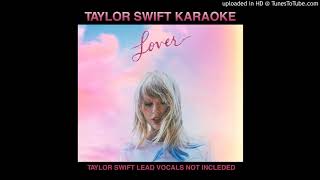 Taylor Swift  Lover Instrumental With Background Vocals [upl. by Dranyar]