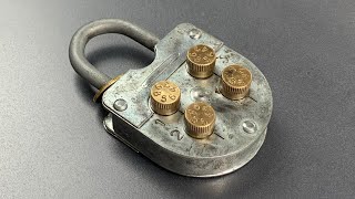 872 Vintage Soviet Combination Lock Decoded Quickly [upl. by Alra]