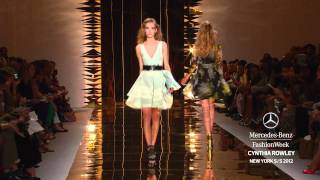 CYNTHIA ROWLEY  MERCEDESBENZ FASHION WEEK SPRING 2012 COLLECTIONS [upl. by Silvie]