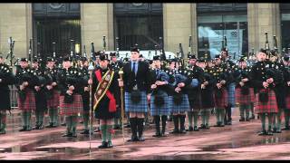 Cadets brave the elements at Glasgow [upl. by Sileray268]