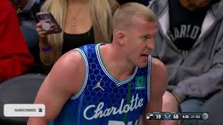 Mason Plumlee PUSHES Eric Paschall and slides 10 FEET after he STOLE the ball for an easy dunk 😮 [upl. by Kotick]