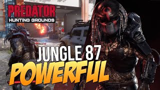 Predator Hunting Grounds Predator Jungle Hunter 87 is Now POWERFUL RANGE COMBISTICK FINISHER [upl. by Nwahsirhc314]