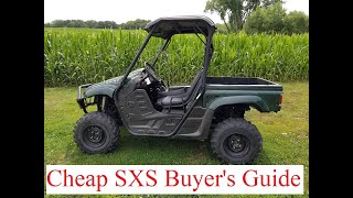 Cheap UTV Buyers Guide for Newbies [upl. by Efal]