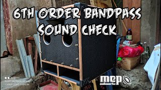 15 inch 6th Order Bandpass Broadway 800w Sound Check [upl. by Marylee]