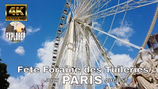 EXPLORING PARIS》FÊTE FORAINE des TUILERIES 2020 【4K】 [upl. by Julee818]