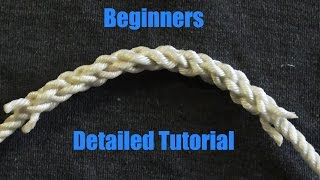 Beginner Friendly Splicing  How To Splice 3 Stranded Rope Together [upl. by Moncear]